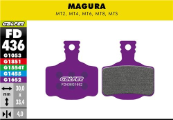 Brzdov platniky Galfer FD436G1652