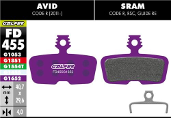 Brzdov platniky Galfer FD455G1652