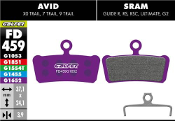 Brzdov platniky Galfer FD459G1652