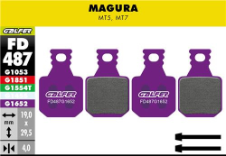 Brzdov platniky Galfer FD487G1652