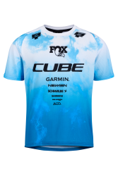 Detsk dres Cube MTB Rookie X Actionteam topas blue S/S